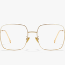 Cyxus Blue Light Glasses for Men and Women, Round Metal Frame Computer Eyeglasses for Office, Gaming, Reading 8090, 1.0