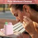 240pcs Ear Hole Cleaner, Disposable Earring Hole Cleaner, Ear Piercing Cleaner Floss & 50pcs Cotton Swabs Kit, Ear Piercing Cleaning Kit, New Piercings Aftercare, Post Exercise Hygiene Maintenance