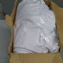 2 Pack Glow 6FT Fitted Tablecloth, Rectangle Spandex Tablecloth for Event, Wedding, Banquet & Parties, White, 72" L x 30" W x 30" H