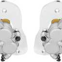 Front Left & Right Brake Calipers with Sintered Pads, Compatible with Can-Am Commander, Defender, and Maverick Select Models, Part# 705601462 705601463