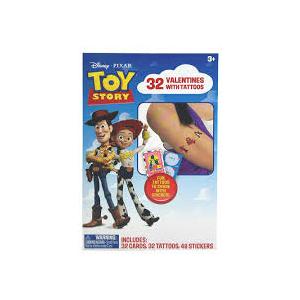 Disney · Pixar Toy Story Valentine Cards with Tattoos, 32 ct - 2 Pack