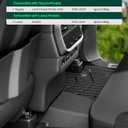 YHTAUTO Floor Mats Fit Lexus GX460 2010-2018, Toyota Land Cruiser Prado J150 2010-2020, TPE All Weather Car Mats Waterproof Anti-Slip Odorless Floor Liner, Front & 2nd Row Liner Set of 4