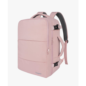Taygeer Travel Backpack for Women, Carry On Backpack with USB Charging Port & Shoe Pouch, TSA 15.6inch Laptop Mochila Flight Approved, Nurse Bag Casual Daypack for Weekender Business Hiking, Pink 12x17x6 inch