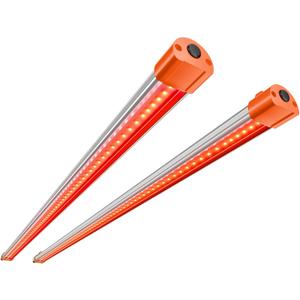 3 x Spider Farmer SUPP-R60 660nm Deep Red Supplemental Light Bars 35.4" | 60W Red Grow Light With 176 Dense LEDs Array For Indoor Plants, Daisy Chain Commercial Vertical Farming, Grow Tents