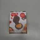 Dash Mini Waffle Maker- Mini Machine for Creative Homemade Treats - Nonstick Iron with Unique Print Design - Stylish Waffle Machine - Red Heart