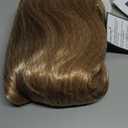 Long Mixed Blonde Layered Wig with Bangs Synthetic Replacement Wig for Women