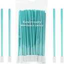 50PCS Disposable Crevice Cleaning Brush Kit, Disposable Toilet Brush, Window Sill, Keyboard, Car AC Cleaner (Blue)