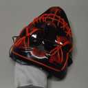 JOYIN Halloween Led Mask, Light Up Mask and Gloves for Cosplay Costume (Red), 3 Modes Scary Glow in The Dark Masks for Boys Girls Halloween Party Dress Up Accessories, Gifts Giving