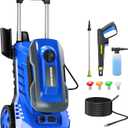 Electric Pressure Washer 4800PSI-Max 3.2GPM Power Washer Wash Machine Electric Powered with Foam Cannon for Car, Floor, Garage, Patio Washing, Blue