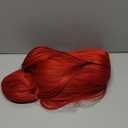 Red Wigs Long Straight Wig for Women Side Part Natural Looking Halloween Cosplay Costume Synthetic Fiber Heat Resistant Replacement Wig 22 inch