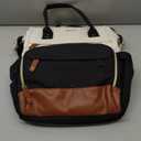 LOVEVOOK Laptop Backpack for Women, 15.6 Inch Work Business Backpacks Purse With Large Capacity, Waterproof Nurse Bag College Bookbag for School, Waterproof Casual Daypack for Travel (Beige-black)