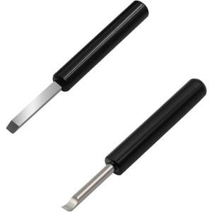 Booge 2 Pcs Watch Back Cover Remover Tool Opener Pry Bar Battery Replacement Repair Kit