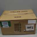 SAILUN 26Gal/105Qt Stackable Storage Bins Folding Collapsible Storage Bins with Lid, Closet Organizers and Storage Box with Door Black 18" W x 11" D x 32" H