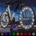 Activ Life Bike Wheel Lights (2 Tire, White) Top Easter Basket Stuffers for Kids Girls Boys Teen Gifts; Best Spring Break Essentials & Beach Vacation Must Haves; Cool Family Fun Bday Presents