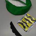 Halloween Costume Men Adult,Plumber Jumpsuit Cosplay Costume with Hat Gloves Moustache Accessories Set (Large, Green)