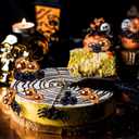 30pcs Disco Ball Cake Decoration with Sticks, Halloween Cupcake Toppers Mini Small Disco Ball Picks Halloween Cake Decoration Cupcake Decor for 70s Disco Theme Party Birthday