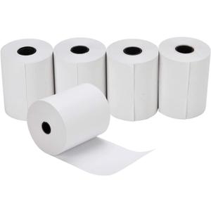 3 1/8 x230 Thermal Paper Rolls POS Cash Register Thermal Receipt Printer Paper, Pack of 5
