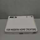 KES All Metal Black Bathroom Faucets with Pop Up Sink Drain with Overflow, 8 Inch Widespread Bathroom Faucet 3 Hole Vanity, SUS 304 Stainless Steel Matte Black, L4350LFF12-BK-C1