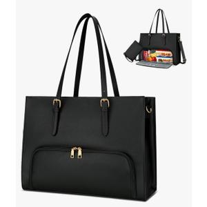 KKXIU Lunch Tote Bag for Women 15.6 Inch Laptop Briefcase Professional Work Purse with Insulated Lunch Compartment Handbags