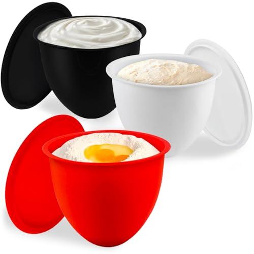 3 Pcs Mixer Silicone Liners for Kitchen,Bowl Liners Applies to Kitchen Tilt-Head 5 Qt Mixers,Mixaid Silicone Liners Mixer Attachments & Accessories,Replacement Mixers Bowls