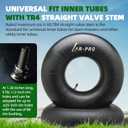 AR-PRO (2 Packs 20x8.00-8, 20x8-8, 20x10.00-8, 20x10-8 Inner Tube Replacement with TR-4 Straight Valve Stem for Mower/Tractor/Golf Cart/Garden Trailer and More