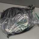 Outdoor Side Table for Small Spaces, 2 Pack 14 Inch Round Metal End Table for Patio Balcony Yard Porch, Anti-Rust Waterproof Accent Table for Indoor Outdoor Use, Easy Assembly