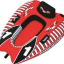 Airhead Viper Towable 1-3 Rider Models, Tube for Boating and Water Sports, Heavy Duty Full Nylon Cover