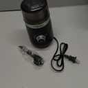 SHARDOR Electric Super Silent Blade Coffee Grinder, Timed Grind Control Rotary Knob, Adjustable Coarse to Fine for Coffee Beans, Spices & Herbs, with 1 Removable Stainless Steel Bowl, Black