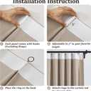 KangBang Khaki Pinch Pleated Blackout Curtains 63 Inches Long, Thermal Insulated Room Darkening Modern Drapes for Bedroom Kitchen with Adjustable Hooks, 2 Panels, 40Wx63L, Taupe