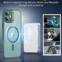 ESR Classic Hybrid Case Clear Green for Phone 16 Plus | Compatible with MagSafe, Shockof Military-Grade Tection, Magnetic Phone Case, HaloLock