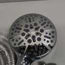 Filtered Shower Head with Handheld, BOWGER 6 Modes High Pressure Shower Heads with Power Wash Mode and Hard Water Filter, Detachable Hand Held Showerhead Set with Extra Long Hose, Chrome