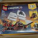 LEGO Creator 3 in 1 Pirate Ship Building Set, Kids can Rebuild The Pirate Ship into an Inn or Skull Island, Features 4 Minifigures and Shark Toy, Makes a Great Gift for Kids Ages 9+ Years Old, 31109