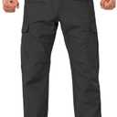 NAVEKULL Men's Flex Work Pants Stretch Ripstop Water-Resistant Utility Cargo Pants Lightweight Workwear Tactical Pants