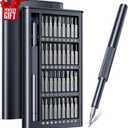 Stocking Stuffers for Men Adults Him, AXTH 37in1 Small Precision Screwdriver Set, Christmas Gifts, Professional Magnetic Mini Repair Tool Kit for Computer, Watch, Laptop, Tiny Electronic