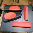 Iggee 2010-2015 Chevy Camaro Black/Red Artificial Leather Custom fit Front seat Cover