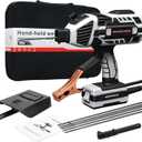 TRQWH Hand Held Welder Gun IGBT Inverter Welding Machine 110V ARC Portable Welder Handheld Welding Gun 5 Variable Current Adjustment Stick Welder, Fit for 1/16"-1/8" Welding Rods (Grey)