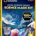 NATIONAL GEOGRAPHIC Science Magic Kit Science Kit for Kids with 100+ Unique Experiments and Magic Tricks, Chemistry Set and STEM Project, A Great Gift for Boys and Girls