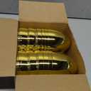 JOYIN 6 Pcs Large Gold Easter Eggs, 6 Inches Metallic Jumbo Plastic Eggs Fillable for Easter Themed Hunt Basket Stuffers Fillers Filling Treats Party Favor Classroom Prize Supplies