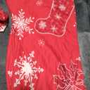 Ogrmar 4PCS Stretch Removable Washable Dining Room Chair Protector Slipcovers Christmas Decoration/ Home Decor Dining Room Seat Cover