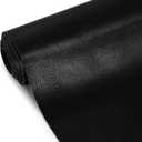 Faux Leather Fabric, Marine Vinyl Upholstery Fabric 55" x 36", 1.05mm Thick Soft Durable Synthetic Material for Sofa Chairs Bags Car Seats Furniture DIY Crafts Sewings, Black (Pre-cut 1 Yard (54" x 36"))