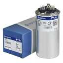 GE Genteq Capacitor round 45/5 uf MFD 370 volt 27L880 (replaces old GE# Z97F9895 / 97F9895), 45 + 5 MFD at 370 volts
