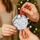 2 x Christmas Ornaments 2025, My Mind Still Talks to You Butterfly Ornament, Remembrance in Memory of Loved Gifts Loss of Father, Husband, Condolences Gift for Loss of Loved One