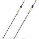 2Pcs Telescoping Skylight Rod Pole with Hook 41-63Inch Wand for Blinds Shutters Adjustable Tension Rod for Blind Shades Curtain Pull Wand for Skylight Cordless Window
