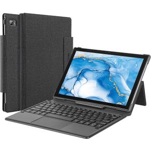 Dragon Touch Docking Keyboard Case for Notepad 102 10-Inch Tablet, 80 Keys, 5 Pin Connection Keyboard Tablet Case, Foldable, not Include Tablet