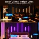 Smart RGB Slat Wall Lights for Panel-6PCS Recessed LED Lighting