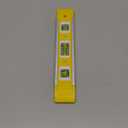 SagaSave Magnetic Spirit Level, 230mm/9.06 inch Torpedo Lightweight Small Plastic Shockproof Level with 3Pcs Level Bubbles for Construction Industrial Household Measurement (Yellow)