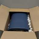 DEXI Kitchen Floor Mats Cushioned Anti Fatigue, 17x95, Long Standing Runner Rug Waterproof, Comfort Memory Foam Padded for Front Sink Laundry, Navy (Dark Blue)