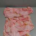 Floerns Women's Floral Print Off Shoulder Short Sleeve Ruched Bodycon Long Dress S Size.