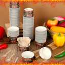 2 x Foxtell 400 Pcs Chili Cook Off Party Decorations Include 5 oz Chili Cook off Tasting Cups and Plastic Spoon for Competition Mexican Party cooking Supplies (200 cups & 200 spoons)