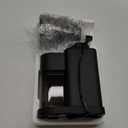 Aromaster Coffee Bean Grinder with 48 Gind Settings, Conical Burr Coffee Grinder for Home Use,Stainless Steel,40 Seconds Adjustable Timer,Anti-static,Easy to Clean with Brush,Black